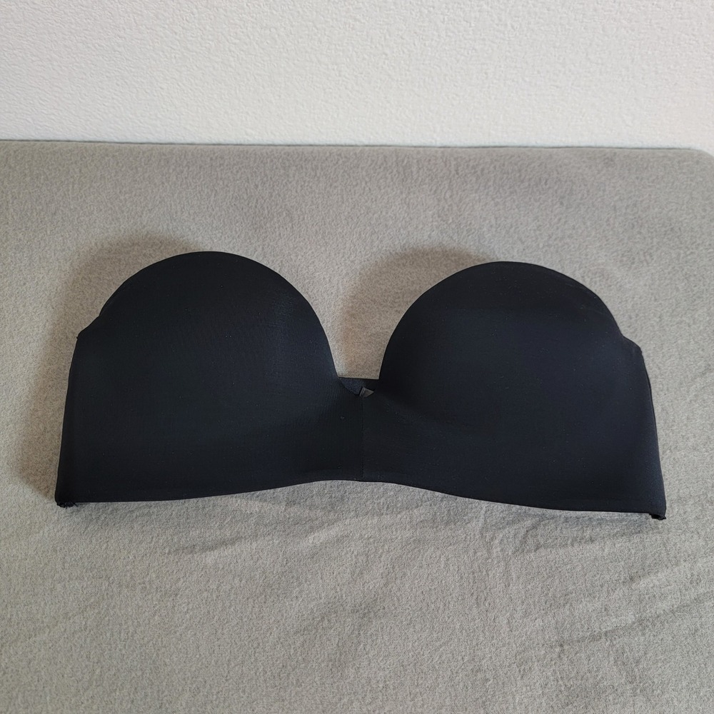 Pepper Boost Lift Up Strapless Bra 32B Deep Plunge Neckline Push-Up No Strap